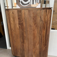 Kast Pedrera mangohout ribbel - Retro 