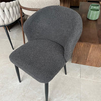 Stoel Laura antraciet boucle