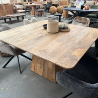 Eettafel mangohout vierkant 140 cm