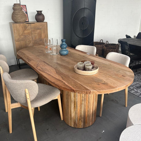 Eettafel Cadiz 220 cm mangohout 
