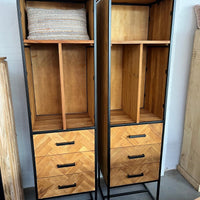 Open kast Accent Small teakhout