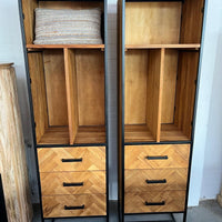 Open kast Accent Small teakhout