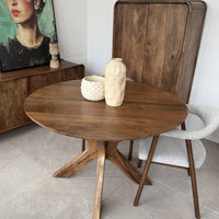 Ronde Eettafel Murcia | Houten Poot | 2 afmetingen