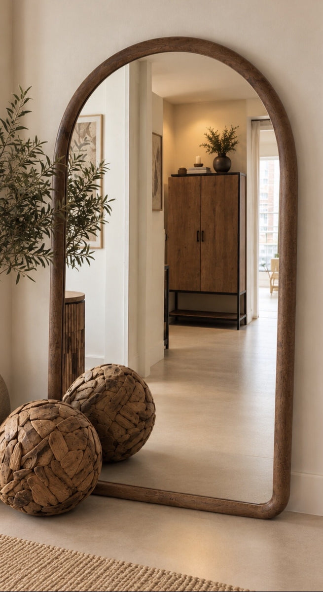 Spiegel XL | massief mangohout | 180 cm