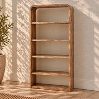 Boekenkast Eivissa | Mangohout | 180 x 90 cm | Leverbaar eind december